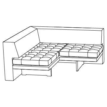 Omnibus Sectional II Corner Sofa (9071-60), Classic Depth: 60W with 21SD (inches)
