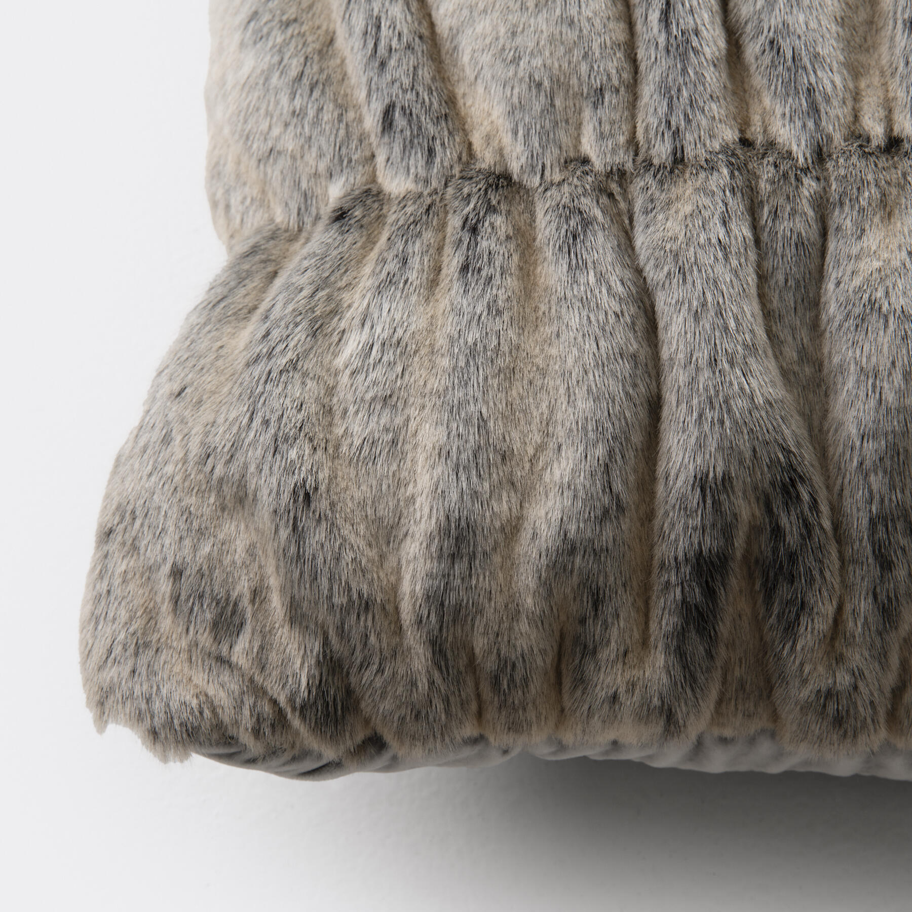 Faux Fur Channeled Pillow | HOLLY HUNT