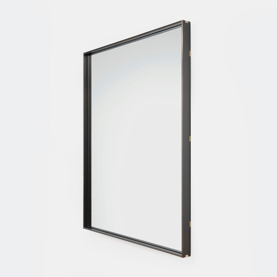 Dovetail Mirror, Dark Bronze, 36x44