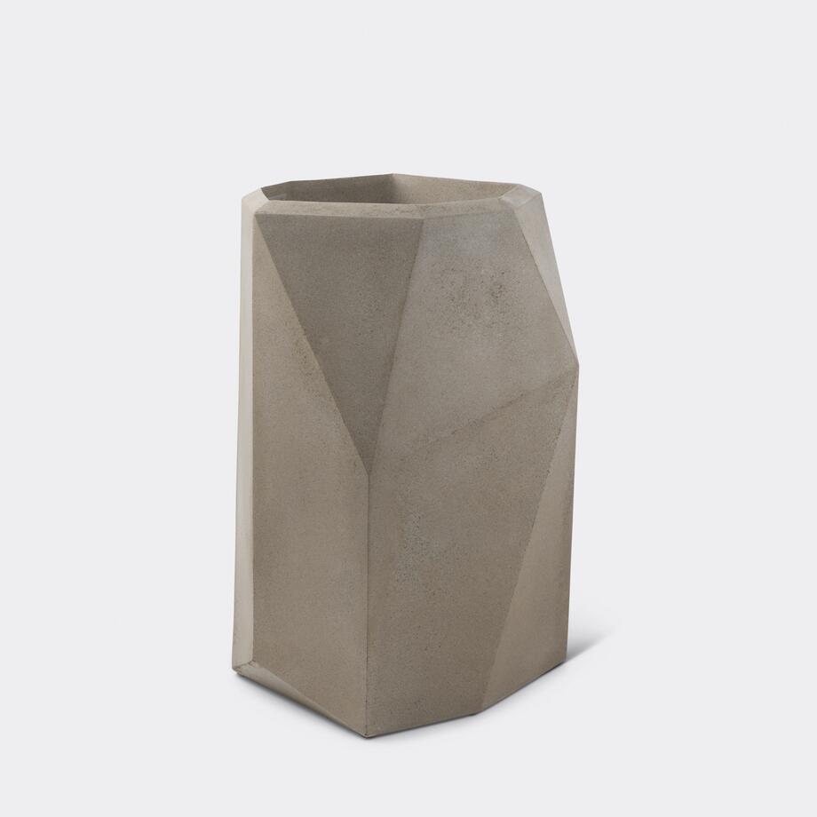 Cachalot Planter, New Aged Stone, Tall