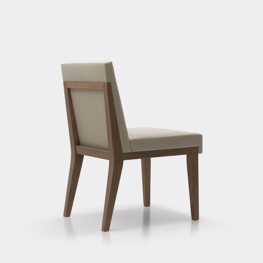Hampton Dining Side Chair, Walnut Dusk, Milano Perfect Stone